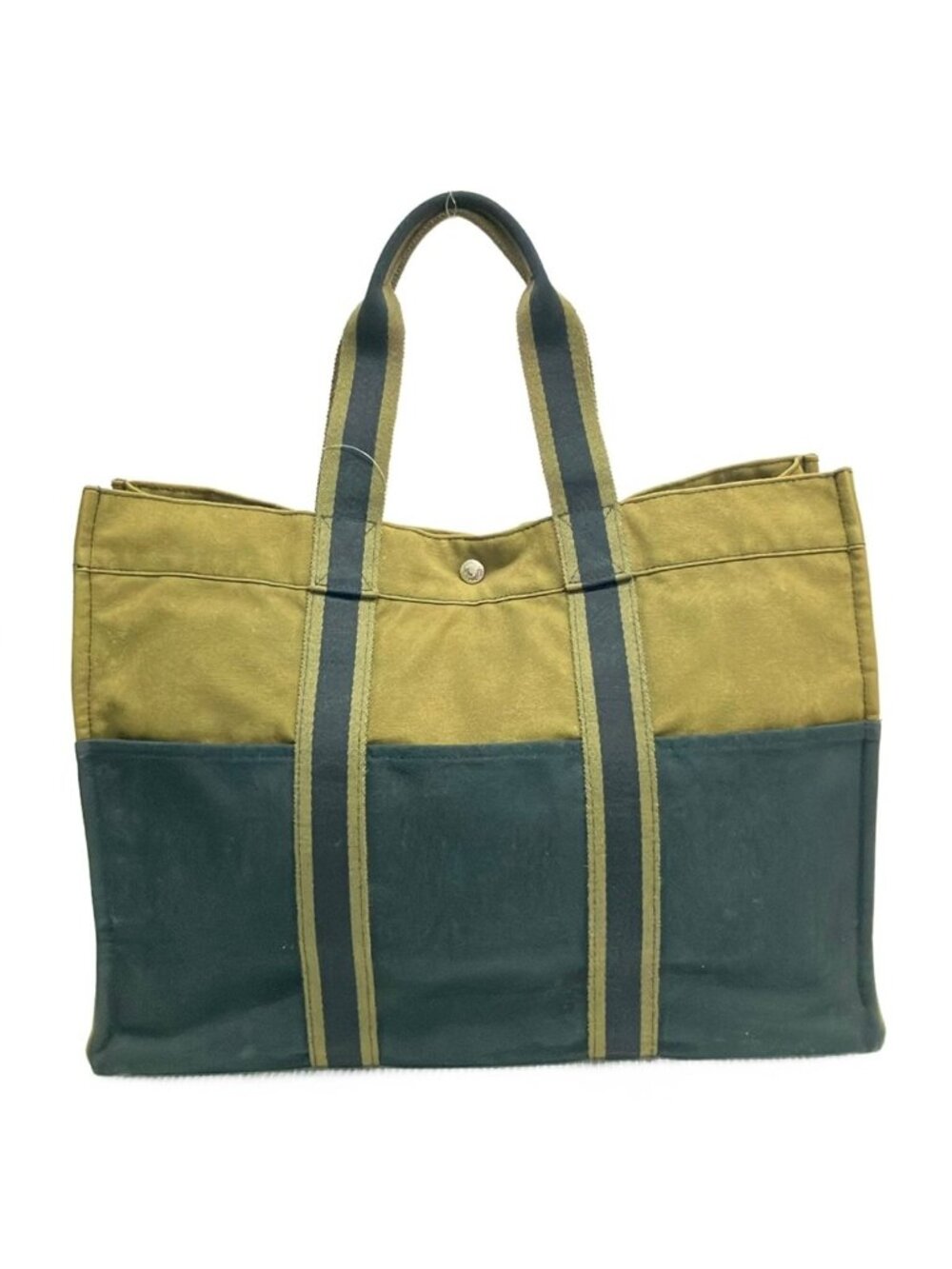 Hermes Tote Bag Fourre Tout GM Dark Navy Khaki